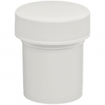 1/2oz White Jar with Screw Cap