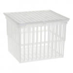 9" x 9" x 9" Test Tube Basket with Lid