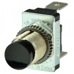 Black SPST Momentary Contact Switch - Off/(On)_noscript