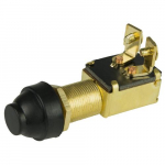 2 Position SPST Push Button Switch, Off/(On)