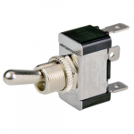 SPDT Chrome Plated Toggle Switch, On/Off/On