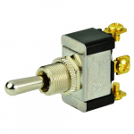 SPDT Chrome Plated Toggle Switch, (On)/Off/(On)_noscript