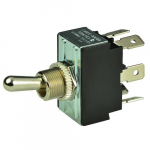 DPDT Chrome Plated Toggle Switch, On/Off/(On)_noscript