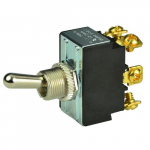 DPDT Chrome Plated Toggle Switch, On/Off/On_noscript