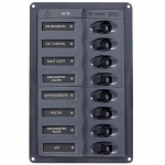 DC Circuit Breaker Panel, 8 Loads, Vertical