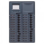 DC Circuit Breaker Panel with Analog Meter, 24 Loads_noscript