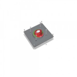 Single Recessed Mounting Plate for 701_noscript