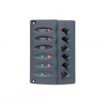 Contour Switch Panel, Waterproof 6 Way with Fuse Holder_noscript