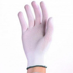 Ultra Full-Finger Polyester Glove Liners, Large