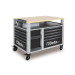 Beta CP51 2-Level Mobile Workshop Tool Trolley Grey