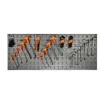 6600 M/58 Assortment of 150 Tools with Hooks_noscript
