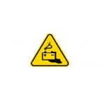 7109A Aluminium Warning Sign, A1, 140 mm_noscript