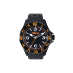 9593W Analogue Watch, Soft Touch Plastic Case