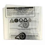 20" Dia. Clear Plastic Dust Collection Bag, 32" x 42"