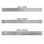 12" Precision 16R Rigid Stainless Steel Ruler
