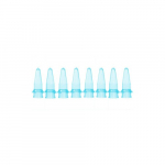0.2 mL 8 Strip Thin Wall Micro Reaction Tubes, Blue