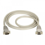 DB9 Extension Cable, Male/Female, Beige, 12 Ft