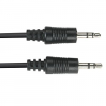 15' 3.5-mm Stereo Audio Cable, 24 AWG, Male/Male