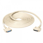 25' RS-232 ED/Q Cable with Molded Hoods, M/F_noscript