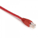 100' CAT5e Patch Cable, Snagless Boots, Red_noscript