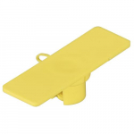 Cable ID Tags, 5/8"W x 2"L, Pack of 100, Yellow_noscript