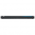 24-Port CAT5e Feed-Through Unshielded Patch Panel