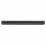 24-Port CAT6 Feed-Through Unshielded Patch Panel