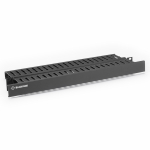 Rackmount Horizontal Finger Duct with Cover 1U, 19"_noscript