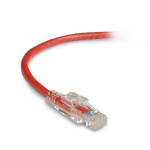 1' CAT6 550-MHz Lockable Patch Cable (UTP), Red_noscript