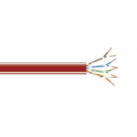 1000' CAT5e, 350-MHz Stranded Bulk Cable, Red