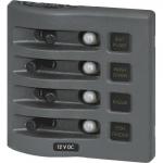 12V Circuit Breaker Panel, 4 Position