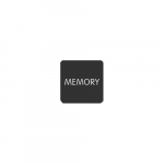 Square Label "Memory"