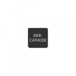 Square Label "Mer-Cathode"