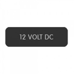 Label "12 Volt DC"