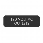 Label "120 Volt AC Outlets"