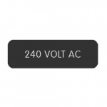 Label "240 Volts AC"_noscript