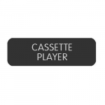 Label "Cassette Player"_noscript