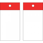 Polyester Red Self-Laminating Blank Tag_noscript