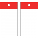 Polyester Red Self-Laminating Blank Tag_noscript