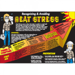 29" x 20" Wall Chart "Heat Stress", Vinyl_noscript