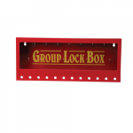 7" x 16.75" x 2.25"  Metal Wall Mounted Lockout Box