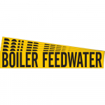 8" Pipe Marker "Boiler Feedwater", Polyester_noscript