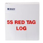 11" x 2" 5S Red Tag Log Binder_noscript