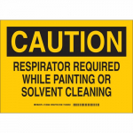 ... While Painting Or Solvent Cleaning Sign_noscript