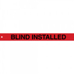 2" x 20" Polyester Flag Style Blind Tag: Blind Installed_noscript