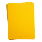 10.25" x 14.25" Yellow Blank Plastic Sign_noscript