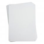 10.25" x 14.25" White Blank Aluminum Sign_noscript