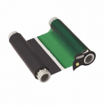 R10000 6.25" BBP85 2-Color Printer Ribbon, Black/Green_noscript