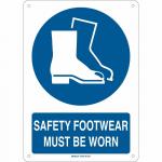 Wear Safety Footwear Must Be Worn Sign