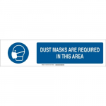 Dust Masks Are Required In This Area Sign_noscript